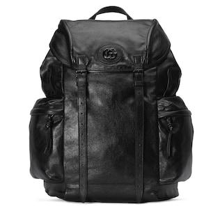 Backpack with tonal Double G