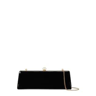 Broadway small patent leather evening bag