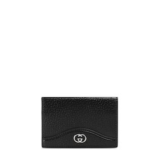 Card case wallet with Interlocking G