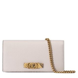 Chain wallet with Interlocking G python bow