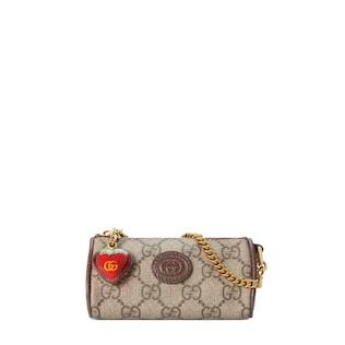 Coin purse with Double G strawberry