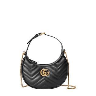 GG Marmont half-moon-shaped mini bag
