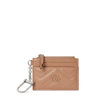 GG Marmont matelassé keychain wallet