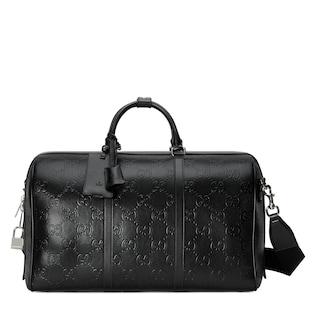 GG embossed duffle bag