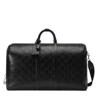 GG embossed maxi duffle bag