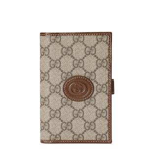 GG passport case with Interlocking G