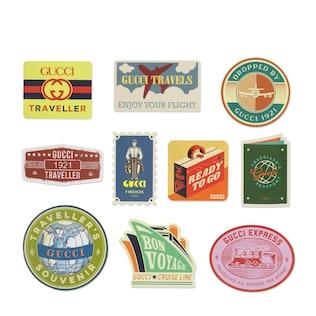 Gucci Traveller luggage stickers