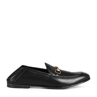 Horsebit leather loafer