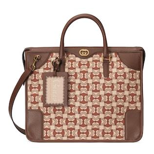 Interlocking G Horsebit jacquard briefcase