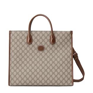 Medium tote with Interlocking G
