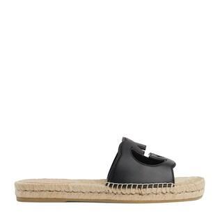 Men's Interlocking G cut-out slide sandal