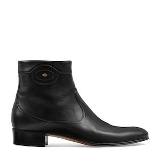 Men's ankle boot with Double G