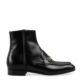 Men's ankle boot with Horsebit