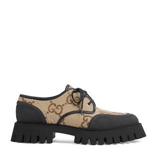 Men's maxi GG lace-up shoe
