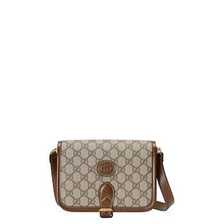 Mini shoulder bag with Interlocking G