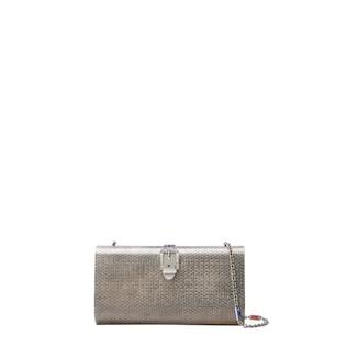 Small shoulder bag with crystal buckle