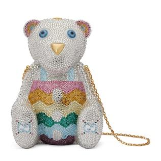 Teddy bear-shaped shoulder bag