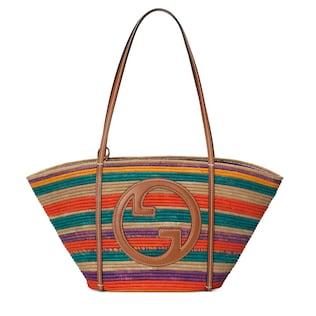 Tote bag with Round Interlocking G