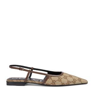 Women's GG slingback ballet flat