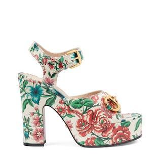 Women's Horsebit platform sandal