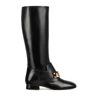 Women's Interlocking G chain boot