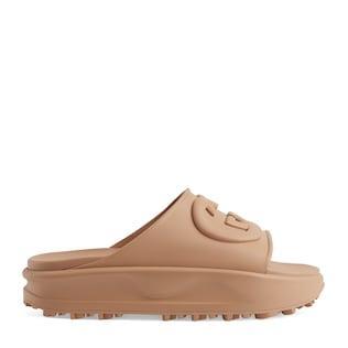 Women's Interlocking G slide sandal