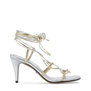 Women's Interlocking G strappy sandal