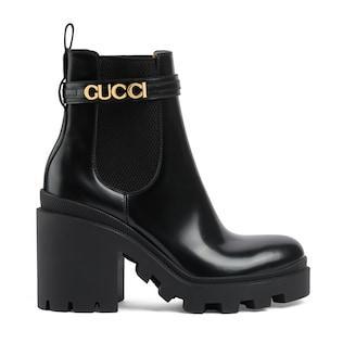 Women's ankle boot with logo