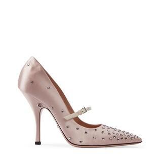 Women's high heel pump with stars