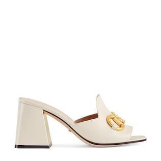 Women's slide sandal with Horsebit
