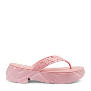 Women's thong platform sandal