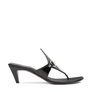 Women's thong sandal with Horsebit