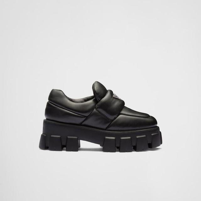 Soft padded nappa leather loafers
