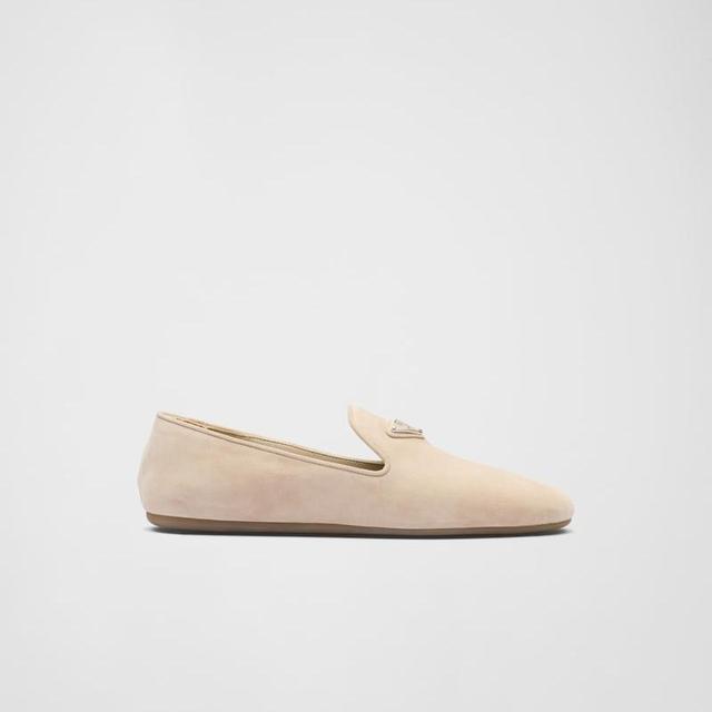 Suede loafers